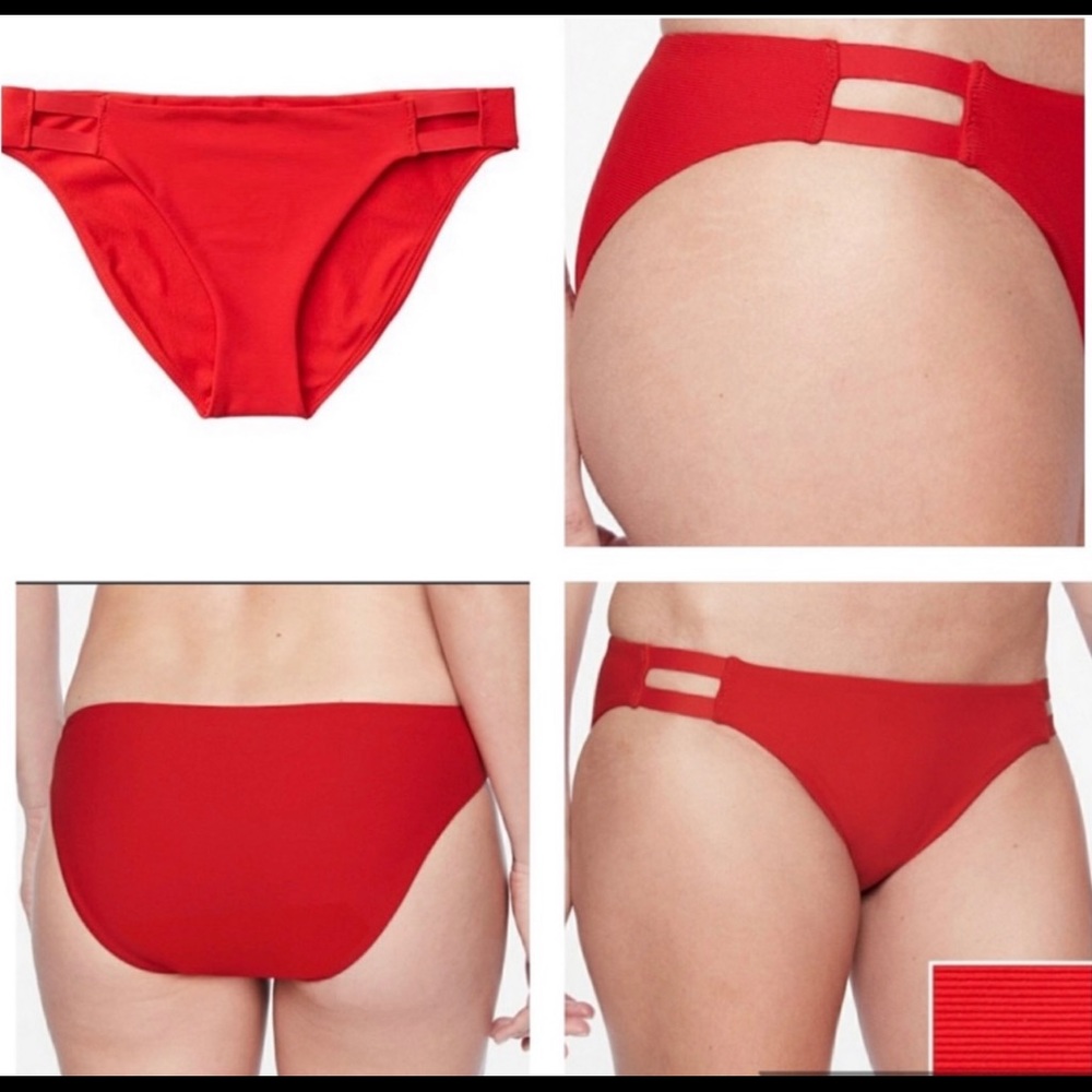 🇺🇸 NWT🎈Athleta Cloudbreak Rib Bottom RED